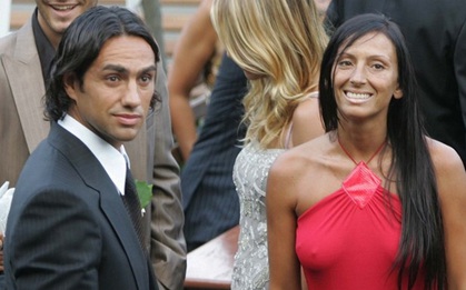 Alessandro Nesta - Gabriella Pagnozzi và những cặp đũa lệch nổi tiếng nhất làng túc cầu