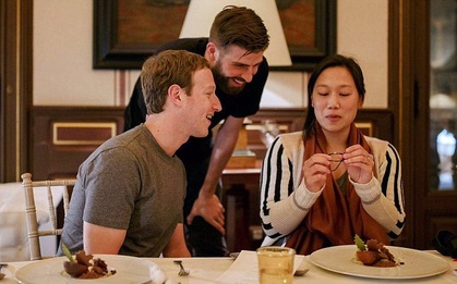 Pique ăn tối với vợ chồng Mark Zuckerberg