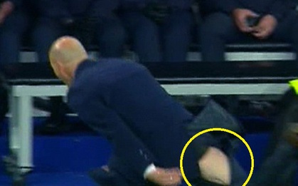 Zidane nhảy nhót tới rách quần sau pha bỏ lỡ của trò cưng Benzema