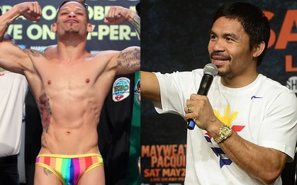 Võ sĩ đồng tính muốn nói "chuyện bằng nắm đấm" với Manny Pacquiao