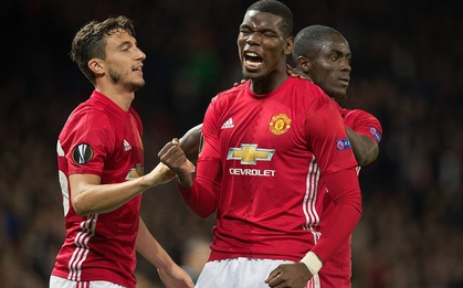 Pogba lập cú đúp, Man Utd có chiến thắng đậm ở Cúp C2