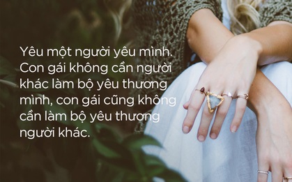 Này các cô gái, hãy luôn nhớ yêu bản thân mình!