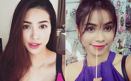 Phạm Hương cực xinh cực lạ với tóc mái lưa thưa kiểu mới