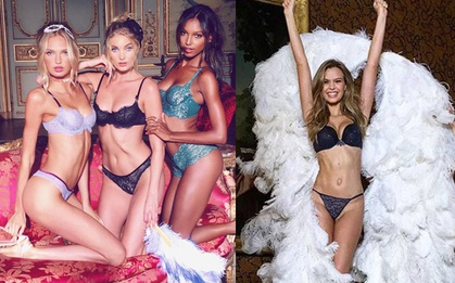 Chỉ là ảnh hậu trường, dàn thiên thần Victoria's Secret đã đẹp quyến rũ đến đáng ghen tị