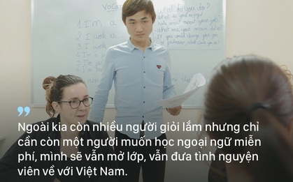 Chàng trai bán hàng rong từ tay trắng, tự mở trung tâm dạy tiếng Anh miễn phí