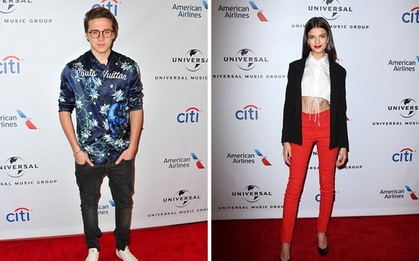 Brooklyn Beckham và bạn gái tin đồn cùng xuất hiện tại bữa tiệc hậu Grammy