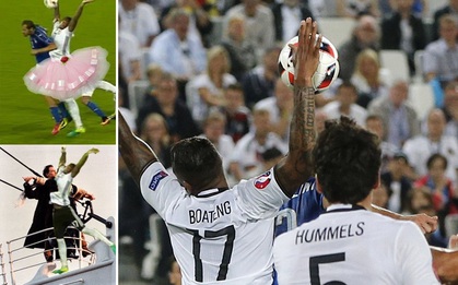 Pha chơi bóng chuyền hài hước khiến Jerome Boateng bị "troll" nhiệt tình