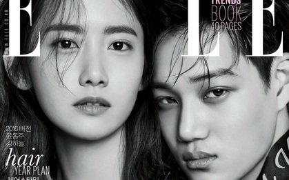 Yoona và Kai đẹp đôi trên bìa tạp chí Elle Hàn Quốc