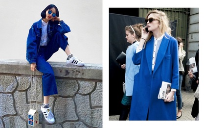 Thêm lựa chọn style dạo phố bắt mắt với hai gam trắng - xanh thời thượng
