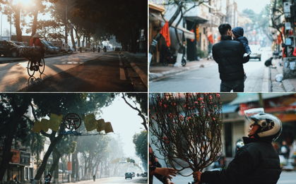 Hà Nội nắng rực rỡ và đẹp mê trong ngày cuối cùng của năm cũ
