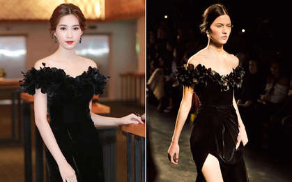 Lần đầu tiên trong đời, Hoa hậu Thu Thảo vướng nghi án mặc váy "nhái"