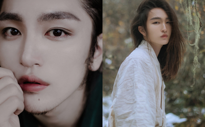 Mỹ nam tóc dài Tinh Dã đẹp như tranh với trang phục cổ trang