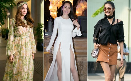 Thủy Tiên diện đầm xẻ cao "nguy hiểm", nổi bật giữa dàn sao dự VDFW ngày 2