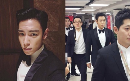 Ăn vận bảnh bao, đầu tóc bóng mượt, T.O.P (Big Bang) lại là "thanh niên nhọ nhất" LHP Thượng Hải