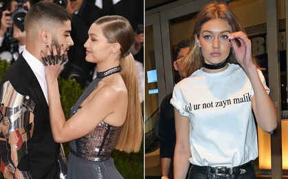 Gigi Hadid mê đắm Zayn Malik tới nỗi liên tục diện đồ có tên người yêu