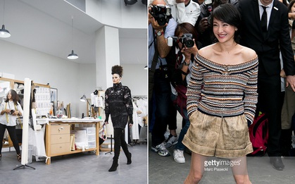 Chanel biến runway thành xưởng may, Châu Tấn là khách mời mặc xấu nhất