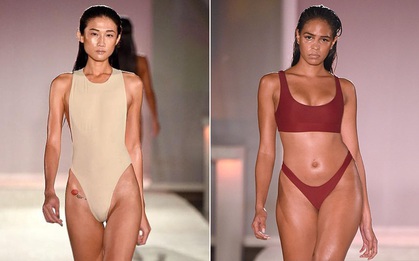 Kha Mỹ Vân lần đầu diễn bikini trên đất Mỹ đã "chặt đẹp" dàn mẫu ngoại chân to