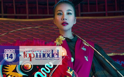 "Chị Hằng" giáng trần đúng dịp Trung thu tại Vietnam's Next Top Model!