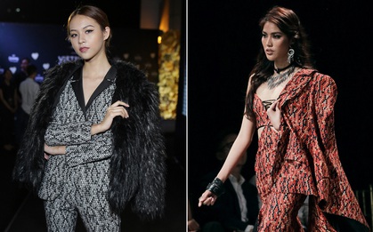 Phí Phương Anh "công phá" thảm đỏ, Lan Khuê mắt sắc như dao sải bước trên đường băng VDFW