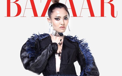 Chỉ cao 1m54, Fung La vẫn được chọn mở màn cho show Công Trí tại Vietnam International Fashion Week