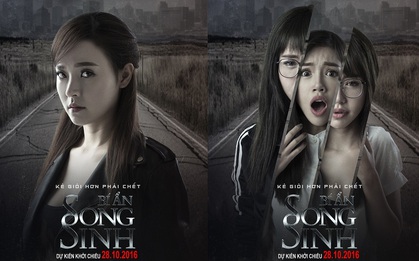 Midu lạnh lùng, Elly Trần hoảng hốt trên poster “Bí Ẩn Song Sinh”
