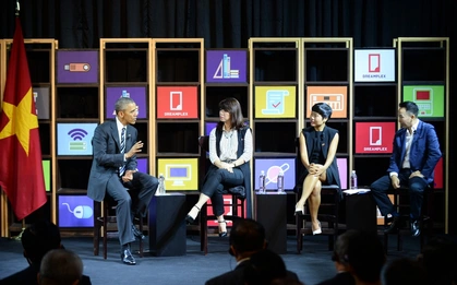 Ba gương mặt trẻ đối thoại với Obama là ai?