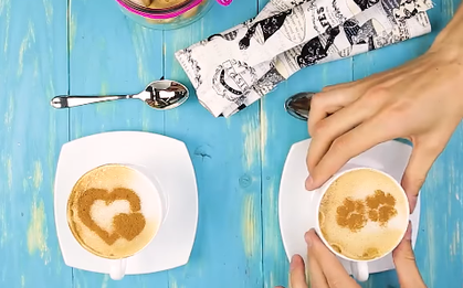 2 bước giản đơn để vẽ được tách cafe như barista chuyên nghiệp tại nhà