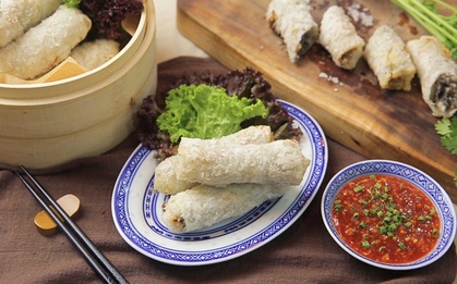 Làm chả tôm cuốn kiểu Đài Loan vừa ngon vừa hợp thời tiết giao mùa