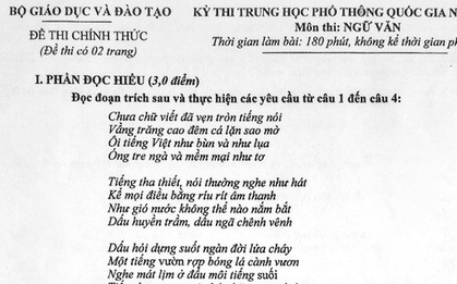 Đã phát hiện đối tượng tung tin đồn lộ đề thi môn Ngữ văn