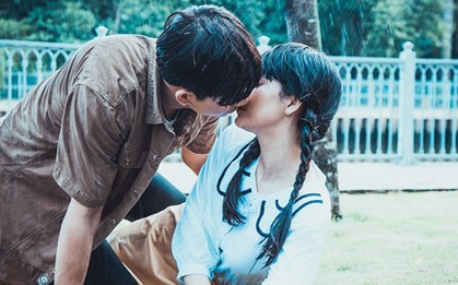 Tim và Trương Quỳnh Anh khóa môi ngọt ngào trên phim trường "Hình Nhân"