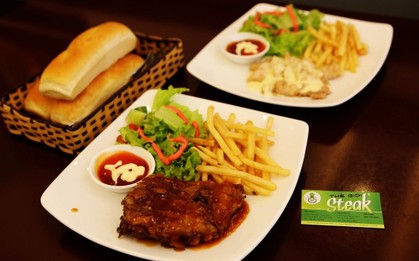 Thưởng thức Beefsteak "tình nhân" tại thế giới Steak