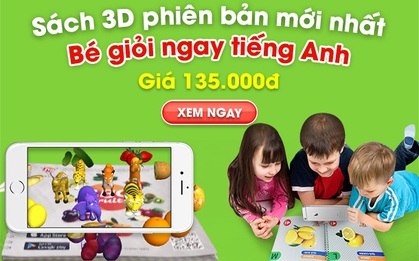 Giúp con chăm học tiếng Anh bằng công nghệ sách 3D
