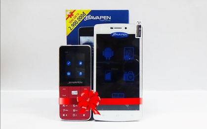 Mua smartphone Bavapen pin khủng nhận ngay điện thoại 2 sim 2 sóng