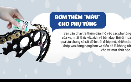 Những lưu ý bạn cần nhớ khi đi xe máy điện mùa mưa