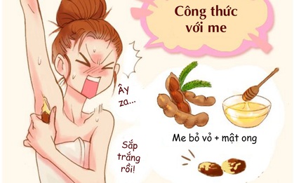 Tạm biệt vùng da thâm dưới cánh tay nhờ 5 công thức tự nhiên
