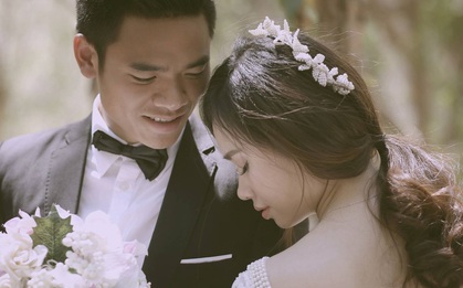 Ảnh cưới lung linh của "người nhện" Nguyên Mạnh