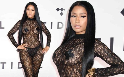 Vắng Kim, Nicki Minaj thành "nữ hoàng hở hang" với vòng 3 nảy nở không kém