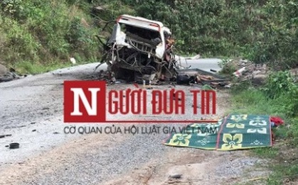 Cận cảnh vụ nổ xe khách 9/12 người tử vong tại chỗ