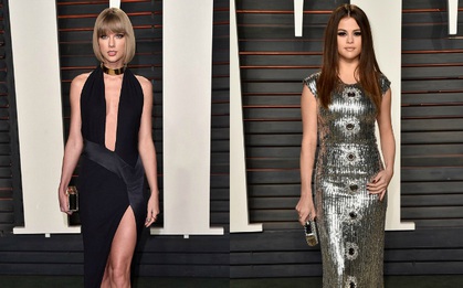 Taylor Swift và Selena Gomez xinh đẹp, gợi cảm tại tiệc hậu Oscar 2016