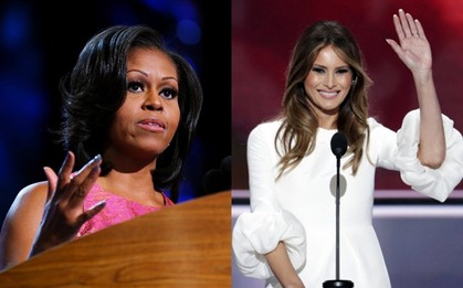 Vợ Donald Trump bị tố đạo văn của Đệ nhất phu nhân Mỹ Michelle Obama
