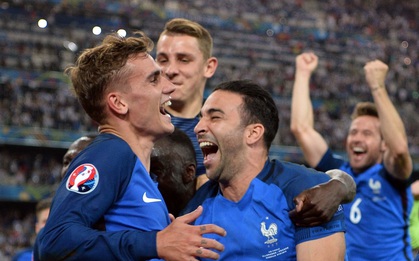Cú đúp của Griezmann giúp Pháp hạ Đức để giành vé vào chung kết Euro