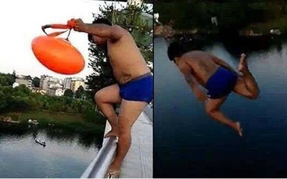 Thanh niên ngã dập phổi vì bắt chước vận động viên nhảy cầu Olympic