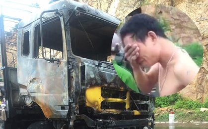 Tài xế bật khóc vì cả xe tải hàng bị cháy mà người dân vẫn thi nhau "hôi của"