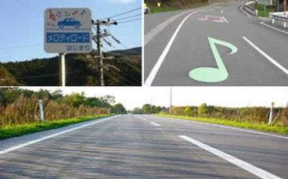 Đến con đường kỳ bí này tại Nhật Bản và bạn sẽ được chơi nhạc bằng chính… chiếc xe của mình