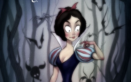 Dàn sao hoạt hình Disney sẽ như thế nào khi đi theo phong cách ma quái?