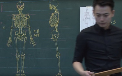 Thầy giáo soái ca đã đẹp trai lại còn vẽ đẹp nhất thế giới