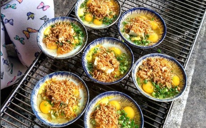Món mới siêu hot ở Đà Nẵng: Trứng cút đút than với phô mai!