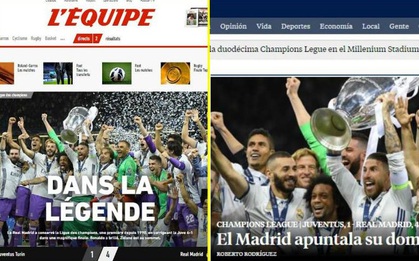 Barca chúc mừng Real vô địch Champions League