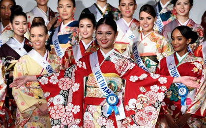Vừa đặt chân tới Miss International 2017, Thùy Dung đã nhanh chóng giành giải thưởng đầu tiên