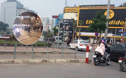 Hà Nội: Hàng chục nữ sinh "hỗn chiến" trong đêm ở ngã tư Đại Cồ Việt